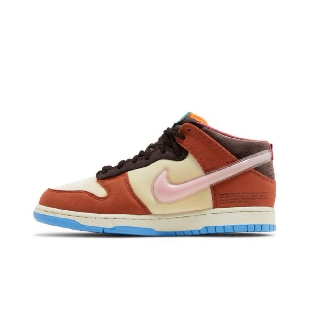 Nike Dunk Mid Social Status Free Lunch Chocolate Milk 2021